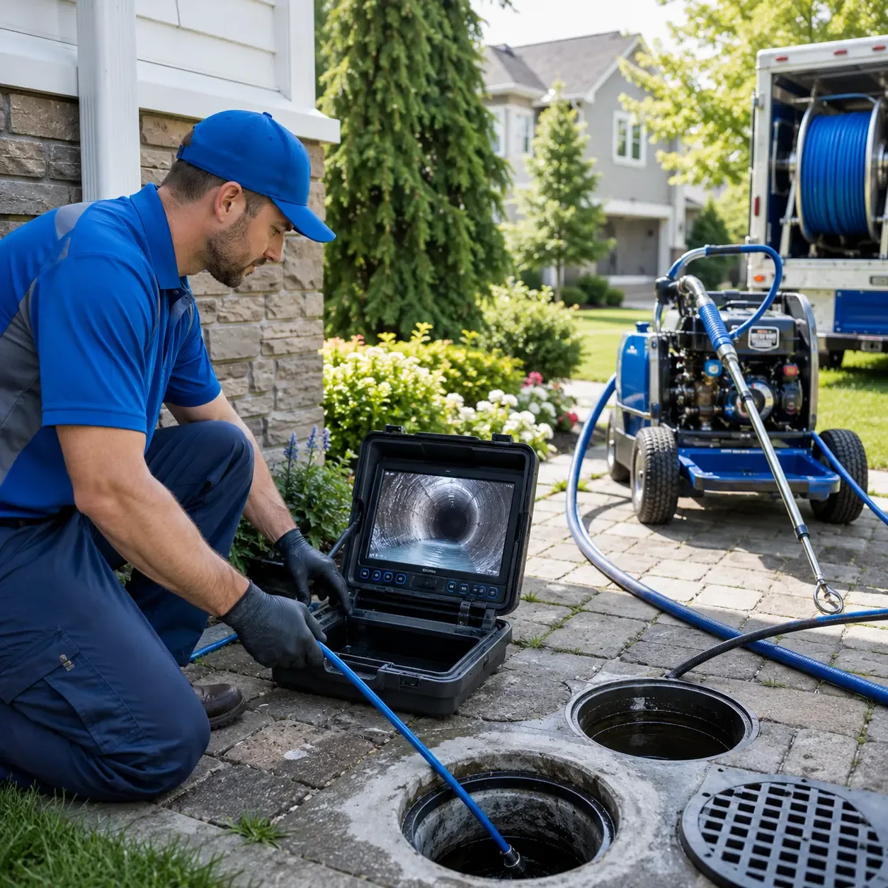 Outdoor drain cleaning professionals serving Rosholt, WI